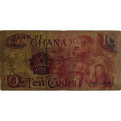 Ghana - Pick 16b - 10 cedis - Série B/1 - 02/01/1973 - Etat : TB
