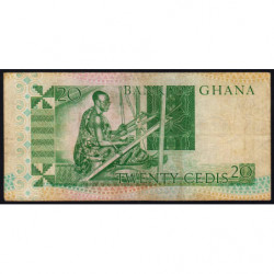 Ghana - Pick 21a - 20 cedis - Série AA - 07/02/1979 - Etat : TB