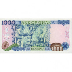 Ghana - Pick 29a - 1'000 cedis - Série A/5 - 22/02/1991 - Etat : NEUF