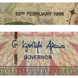 Ghana - Pick 29b_4 - 1'000 cedis - Série 23/A - 23/02/1996 - Etat : TB-