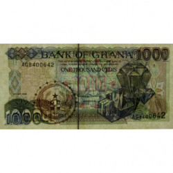 Ghana - Pick 32c - 1'000 cedis - Série AG - 02/05/1998 - Etat : NEUF