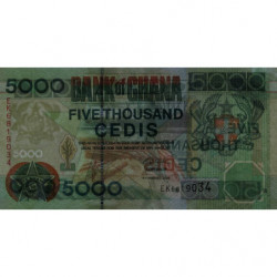 Ghana - Pick 34j - 5'000 cedis - Série EK - 04/08/2006 - Etat : NEUF