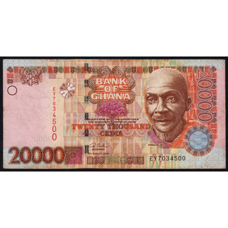 Ghana - Pick 36c - 20'000 cedis - Série EY - 04/08/2006 - Etat : TTB