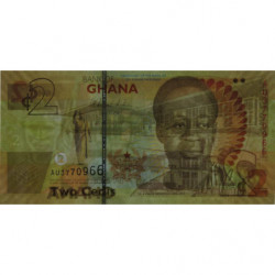 Ghana - Pick 37Aa - 2 cedis - Série AU - 06/03/2010 - Commémoratif - Etat : NEUF