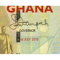 Ghana - Pick 37Ad - 2 cedis - Série CC - 01/07/2015 - Etat : NEUF