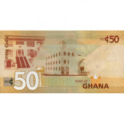 Ghana - Pick 42c - 50 cedis - Série XL - 01/07/2015 - Etat : NEUF