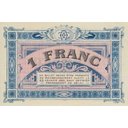 Annonay - Pirot 11-12 - 1 franc - Série 1 - 22/02/1917 - Etat : SPL