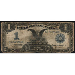 Etats Unis d'Amérique - Pick 338c_4 - 1 dollar Série K K - 1899 - Etat : AB