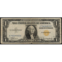 Etats Unis - Pick 416AY - 1 dollar - Série C C - 1935 A - Etat : TB-