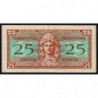 Etats Unis - Militaire - Pick M31 - 25 cents - Séries 521 - 25/05/1954 - Etat : TTB-