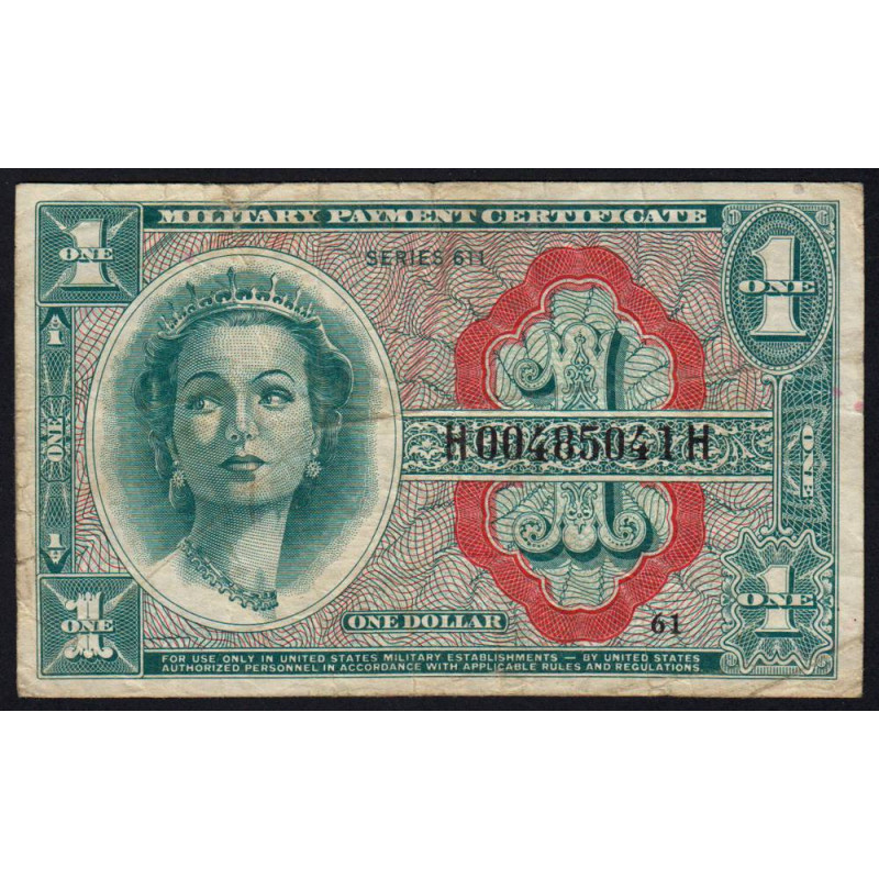 Etats Unis - Militaire - Pick M54 - 1 dollar - Séries 611 - 06/01/1964 - Etat : TB