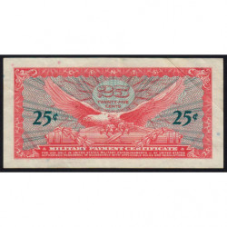 Etats Unis - Militaire - Pick M59 - 25 cents - Séries 641 - 31/08/1965 - Etat : SUP