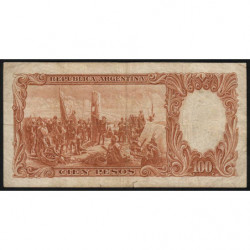 Argentine - Pick 277_1 - 100 pesos - Série F - 1967 - Etat : TB-