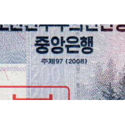 Corée du Nord - Pick 65s - 2'000 won - Série ㅁㅎ - 2008 (2009) - Spécimen - Etat : NEUF