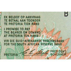 Afrique du Sud - Pick 120e - 10 rand - 1990 - Etat : NEUF