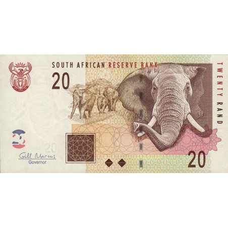 Afrique du Sud - Pick 129b - 20 rand - 2009 - Etat : SPL