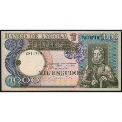 Angola - Pick 108 - 1'000 escudos - Série ZS - 10/06/1973 - Etat : TTB+