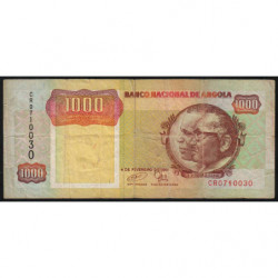 Angola - Pick 129c - 1'000 kwanzas - Série CR - 04/02/1991 - Etat : TB