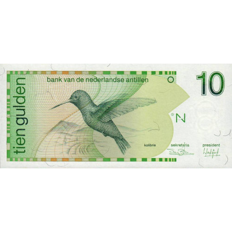 Antilles Néerlandaises - Pick 23a - 10 gulden - 31/03/1986 - Etat : NEUF