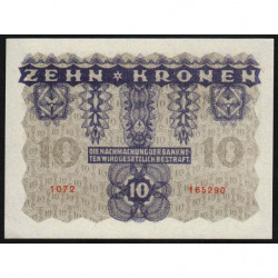 Autriche - Pick 75 - 10 kronen - 02/01/1922 - Etat : NEUF