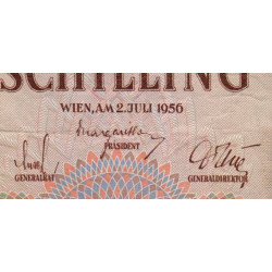 Autriche - Pick 136 - 20 shilling - 02/07/1956 - Etat : TTB