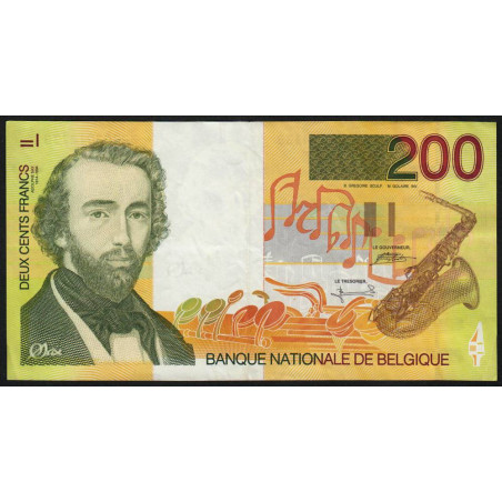 Belgique - Pick 148 - 200 francs - 1996 - Etat : SUP