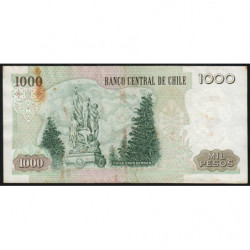 Chili - Pick 154e_1 - 1'000 pesos - Série CA - 1991 - Etat : TTB-