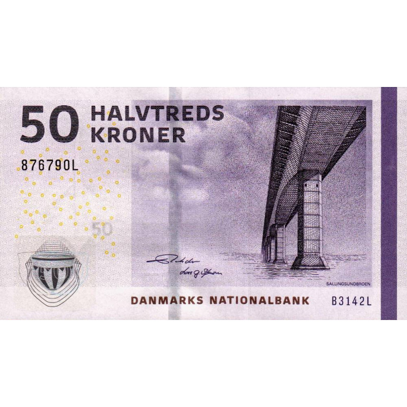 Danemark - Pick 65g_3 - 50 kroner - Série B3 - 2014 - Etat : NEUF