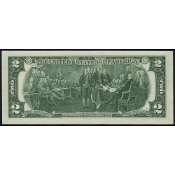 Etats Unis - Pick 461 - 2 dollars - Série B A - 1976 - New York - Etat : NEUF