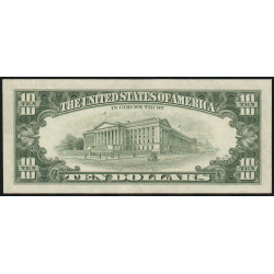 Etats Unis - Pick 476 - 10 dollars - Série B F - 1985 - New York - Etat : SUP+