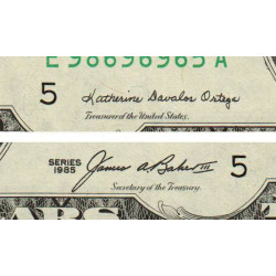 Etats Unis - Pick 476 - 10 dollars - Série E A - 1985 - Richmond - Etat : NEUF