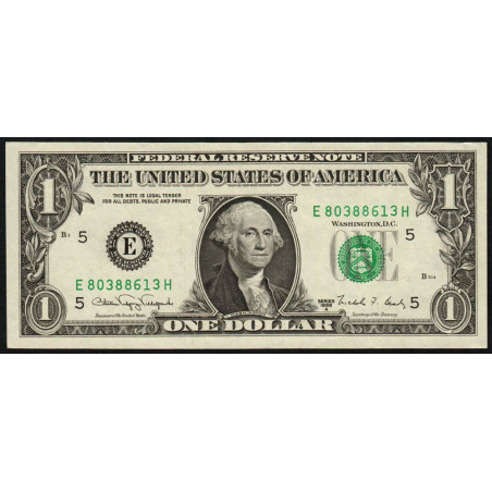 Etats Unis - Pick 480b_1 - 1 dollar - Série E H - 1988 A - Richmond - Etat : TTB+