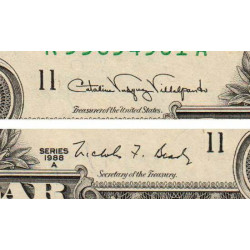 Etats Unis - Pick 480b_1 - paire 1 dollar - Série K A - 1988 A - Dallas- Etat : pr.NEUF