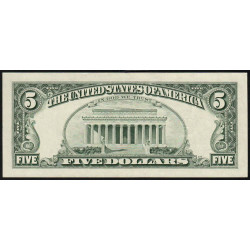 Etats Unis - Pick 481a - 5 dollars - Série F A - 1988 - Atlanta - Etat : SPL