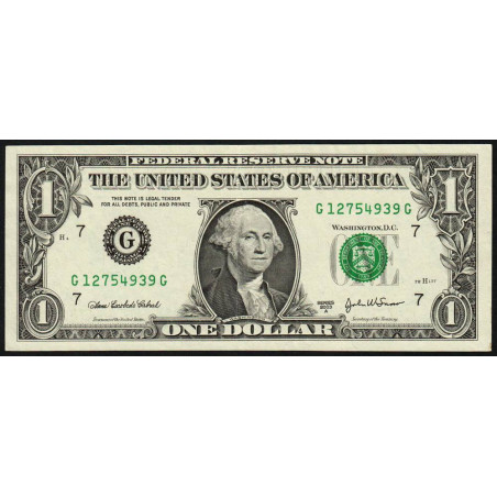 Etats Unis - Pick 515b_1 - 1 dollar - Série G G - 2003 A - Chicago - Etat : SUP