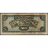 Grèce - Pick 102a - 500 drachmai - Série ΒΘ 057 - 01/10/1932 - Etat : TB