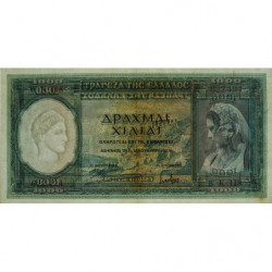 Grèce - Pick 110 - 1'000 drachmai - 01/01/1939 - Etat : SUP+