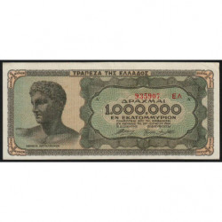 Grèce - Pick 127b_2 - 1'000'000 drachmai - 29/06/1944 - Etat : SUP+