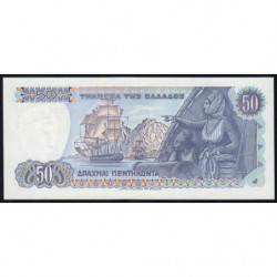 Grèce - Pick 199 - 50 drachmai - 08/12/1978 - Etat : NEUF