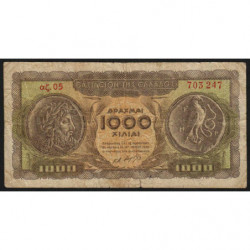 Grèce - Pick 326a - 1'000 drachmai - 10/07/1950 - Etat : B+