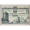 La Rochelle - Pirot 66-1 variété - 50 centimes - Série C - 10/1915 - Etat : SUP+