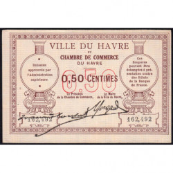 Le Havre - Pirot 68-1 - 50 centimes - Sans date - Etat : SUP