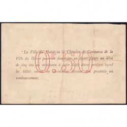 Le Havre - Pirot 68-14b - 50 centimes - 1916 - Etat : TTB