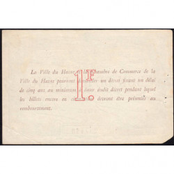 Le Havre - Pirot 68-15 - 1 franc - 1916 - Etat : TTB