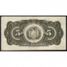 Bolivie - Pick 120_7 - 5 bolivianos - Loi 1928 (1940) - Série H9 - Etat : TTB