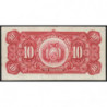 Bolivie - Pick 121_6 - 10 bolivianos - Loi 1928 (1939) - Série D2 - Etat : SUP