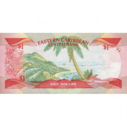 Caraïbes Est - Anguilla - Pick 17u - 1 dollar - Série C - 1988 - Etat : SUP+