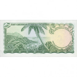 Etats de l'Est des Caraïbes - Pick 14h_2 - 5 dollars - Série D11 - 1974 - Etat : NEUF