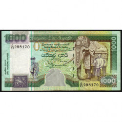 Sri-Lanka - Pick 113 - 1'000 rupees - Série G/55 -15/11/ 1995 - Etat : TTB-