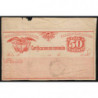 Colombie - Billet postal - 50 centavos - 1885 - Etat : B